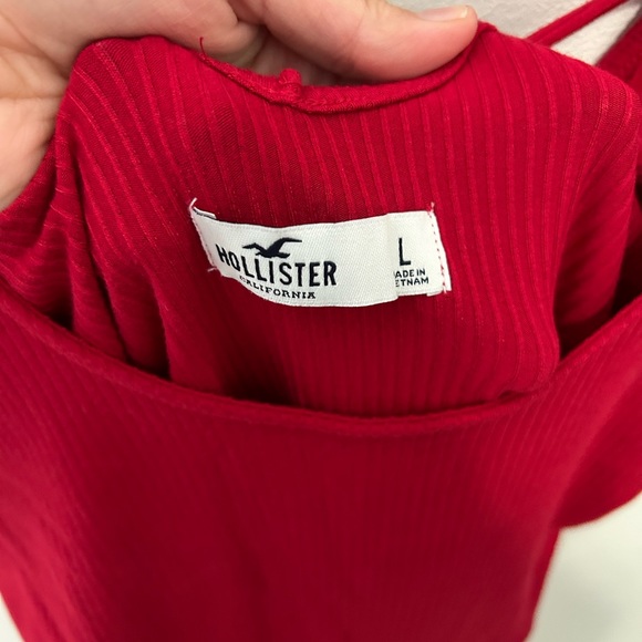 Hollister Red Ribbed Dress - Picture 3 of 3